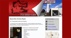 Desktop Screenshot of a1transmissionservice.net